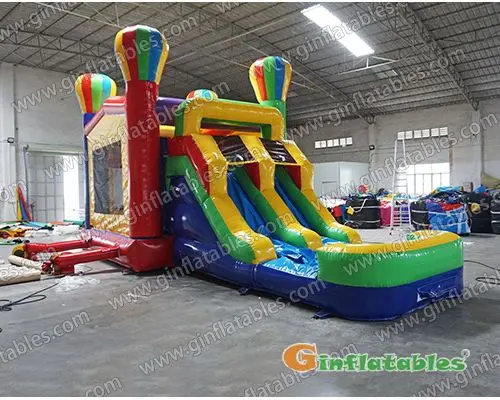 28ftL Balloon top inflatable dual combo