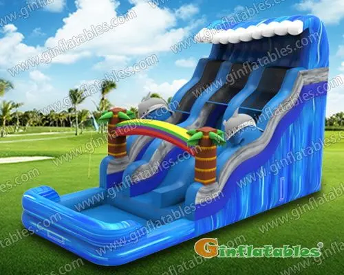 Wave water slide