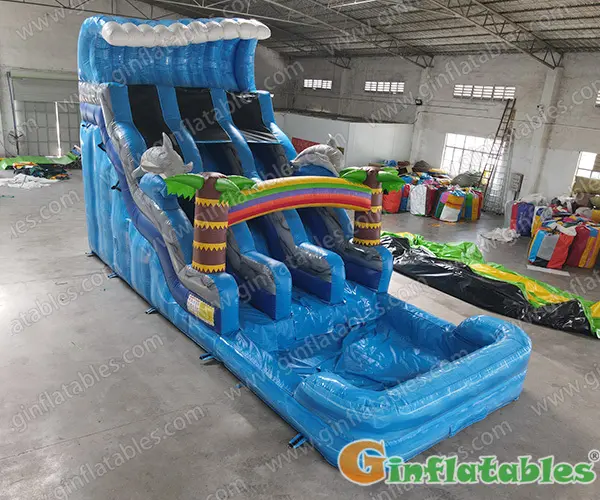 Wave water slide