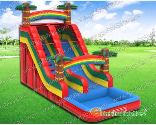 inflatable water slide