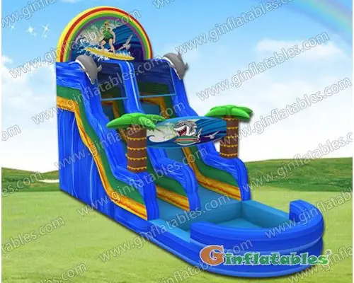 Surfing water slide