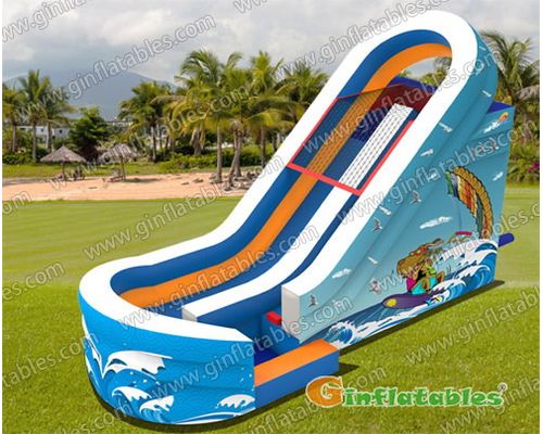 Surf the water slide inflatable