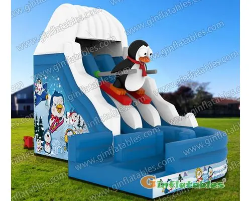 Penguin water slide