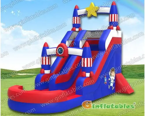 Rocket n star water slide