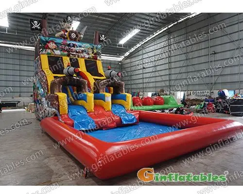 Pirate water slide