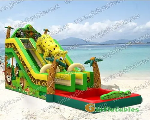 Jungle dual water slide