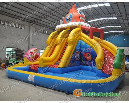 Submarine water slide