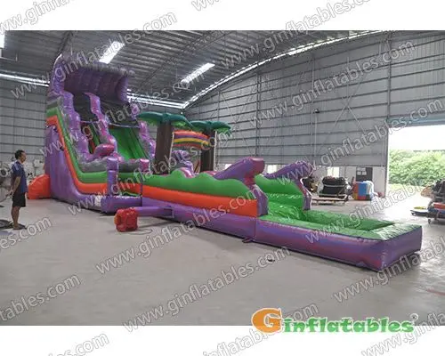Water slide game