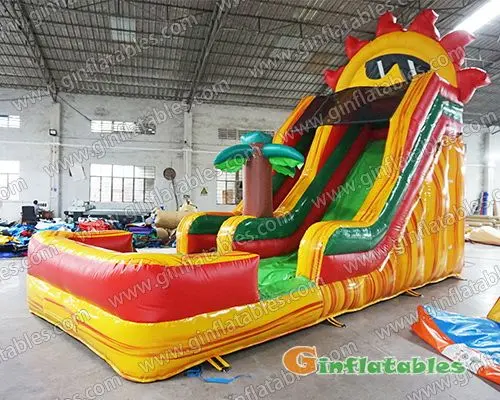 Inflatable Waterfall Slide