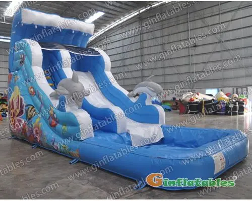 inflatable wave slide