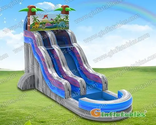 Jungle water slide