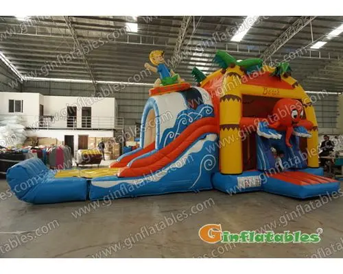 Surf water combo with pool