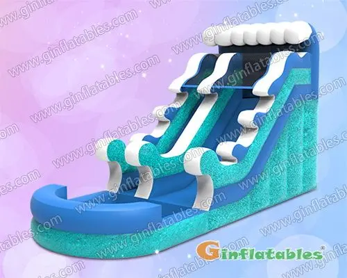 Sparkle blue waterslide