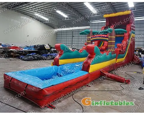 inflatable water slide n slip
