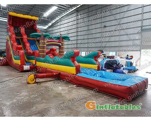 inflatable water slide n slip