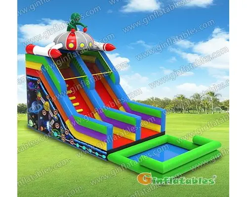 21ftH Alien water slides