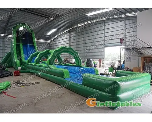 inflatable jungle water slide