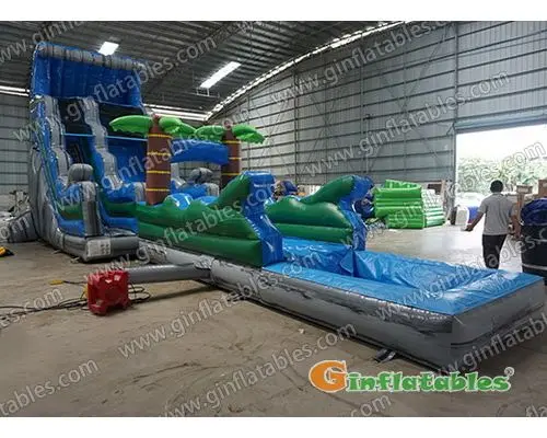 Jungle water slide n slip