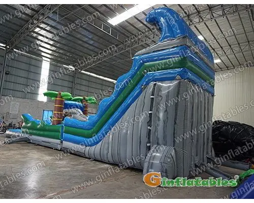 Jungle water slide n slip