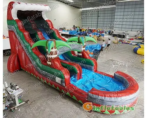 Inflatable water slide