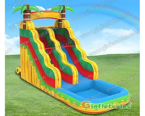 Jungle water slide