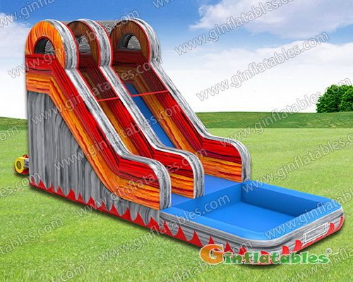 Fire water slide