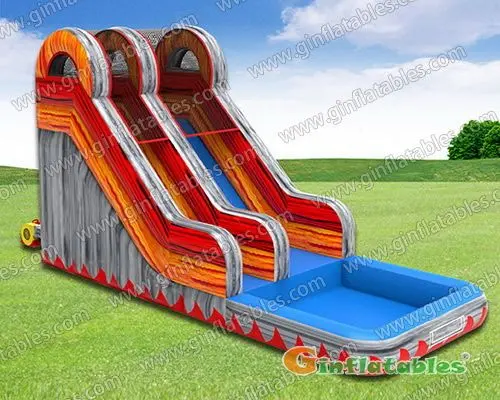 Fire water slide