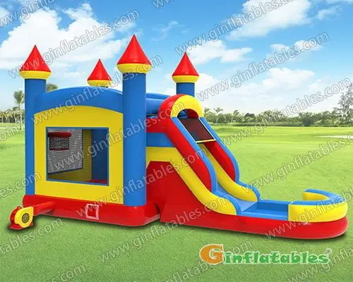 28 ft L Castle combo with pool