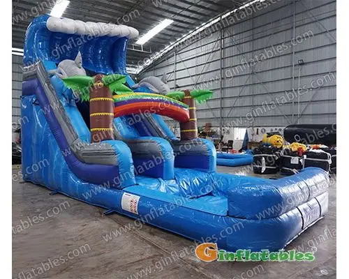 Jungle water slide