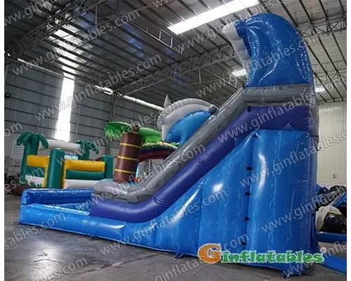Jungle water slide