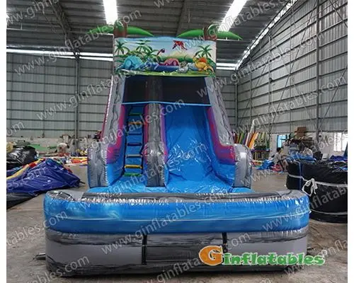 Jungle water slide