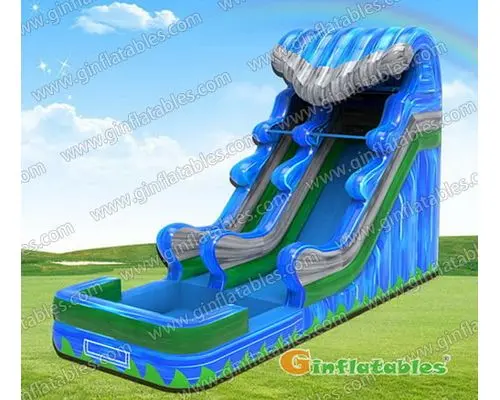 Wave water slide