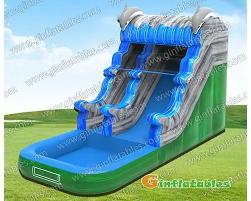Ocean water slide