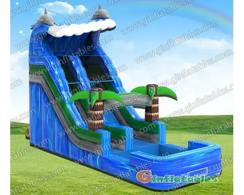 Ocean water slide