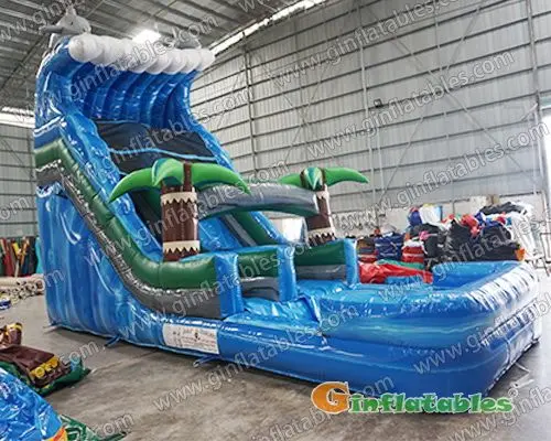 Ocean water slide