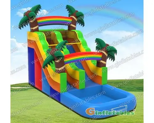 Jungle water slide