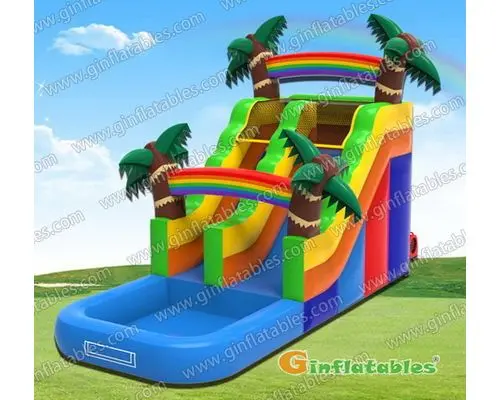 Jungle water slide