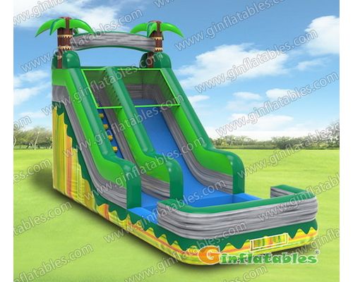 Plam tree water slide