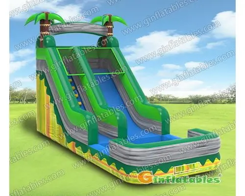 Plam tree water slide