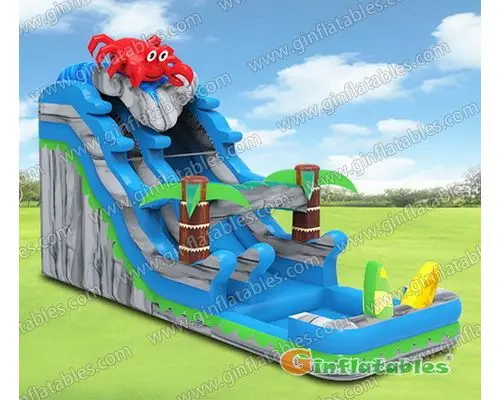 Crab water slide