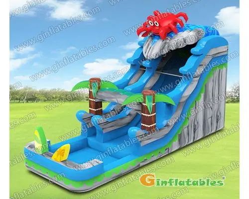 Crab water slide