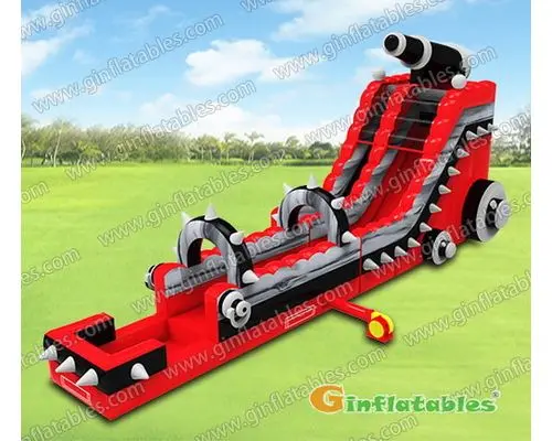 20ft H Cannon inflatable water slide n slip