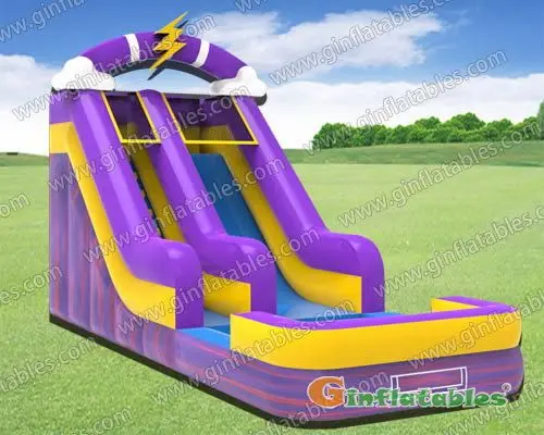 Lightning water slide