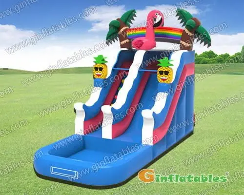 Flamingo water slide