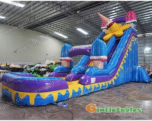 Ice cream water slide