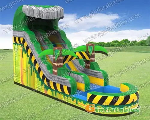 Inflatable water slide