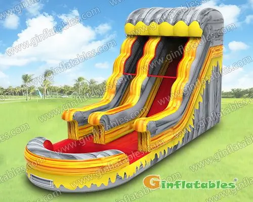 Inflatable water slide