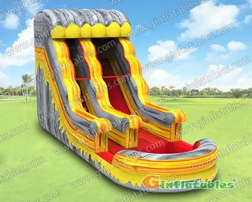 Inflatable water slide
