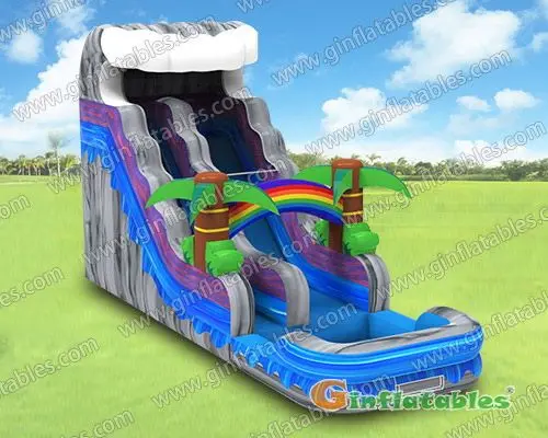 Inflatable water slide
