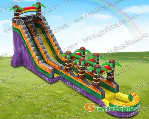 Jungle water slide n slip